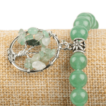 Tree of life bracelet Aventurine beads