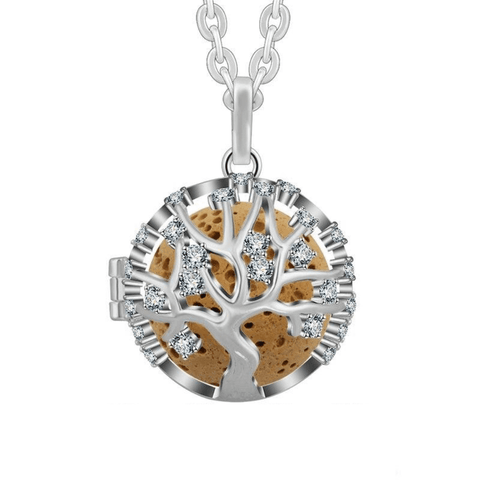 Yellow Future Tree of Life Necklace