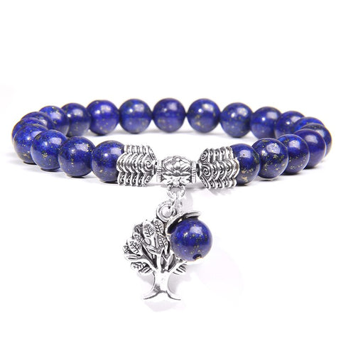 Lapis lazulli tree of life bracelet