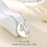 Tree of Life Ying and Yang Necklace 