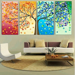 Tree of Life painting spring to winter 