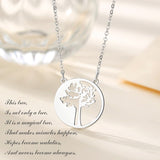 Tree of Life Ying and Yang Necklace 