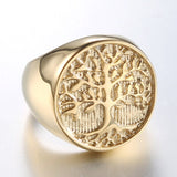 Divine power tree of life ring