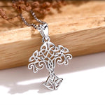 Tree of Life Eternal Knot Necklace 