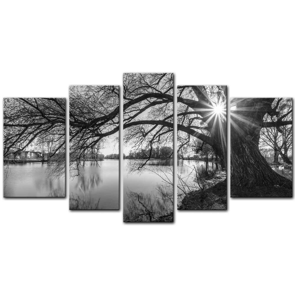 Tableau Arbre de Vie Style Noir et Blanc Tableaux Arbre de Vie