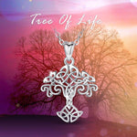 Tree of Life Eternal Knot Necklace 