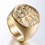 Divine power tree of life ring